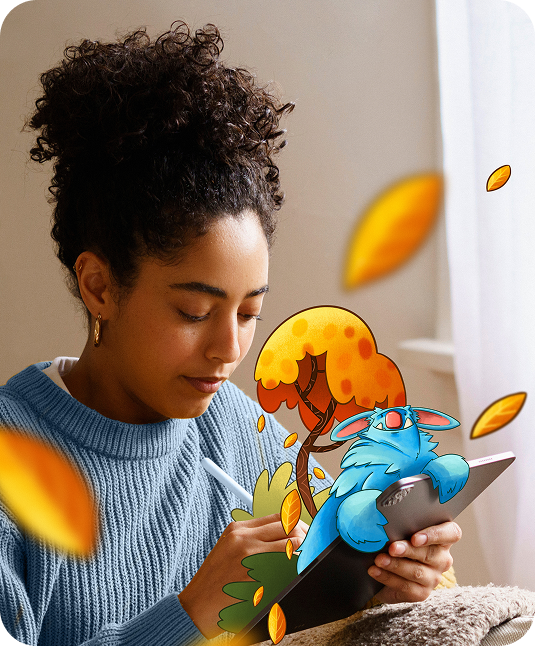 Digital storybook illustration